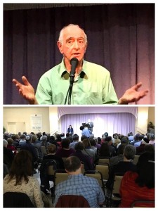 <p>Top photo: John Melmed </p><p> Bottom photo: The Audience</p><p> (photos by Felicia R. Black)</>