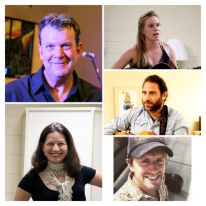 Clockwise from top left: David Glaser, Caroline Cotter, Harris Amster, Michael Howard, and Allison Shapira 